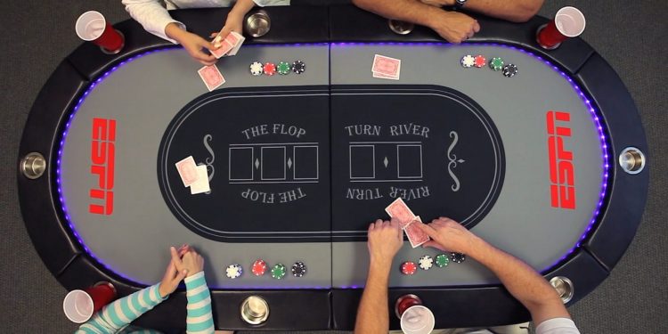 Spare Space With Folding Poker Tables